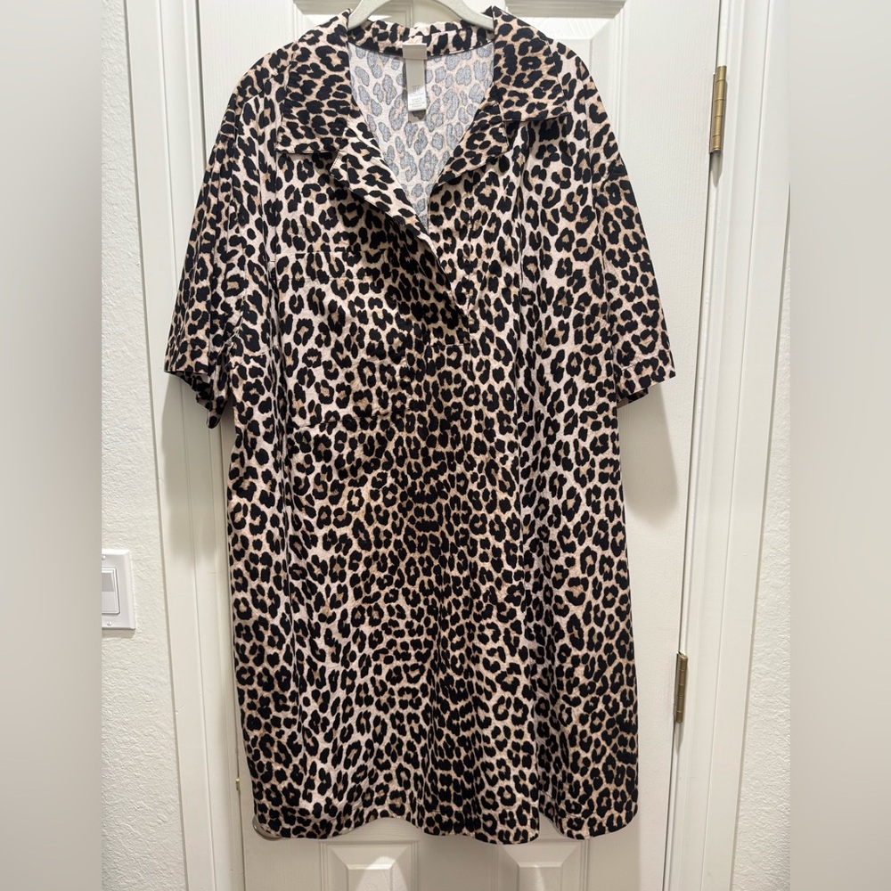 H&M Leopard Print Mini dress